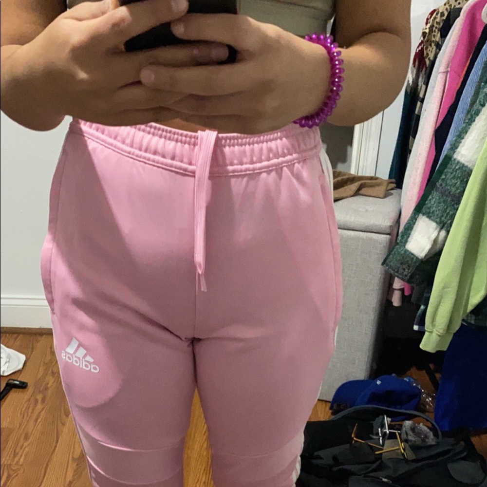 Pink adidas